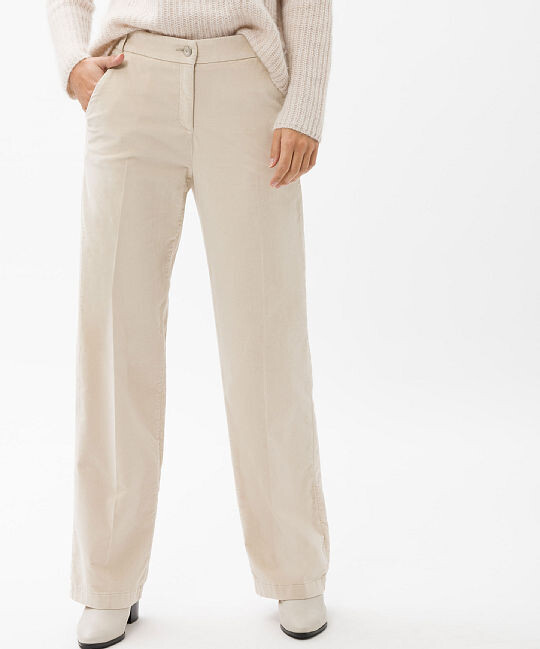 Brax broek velour ecru Store Lady Samy