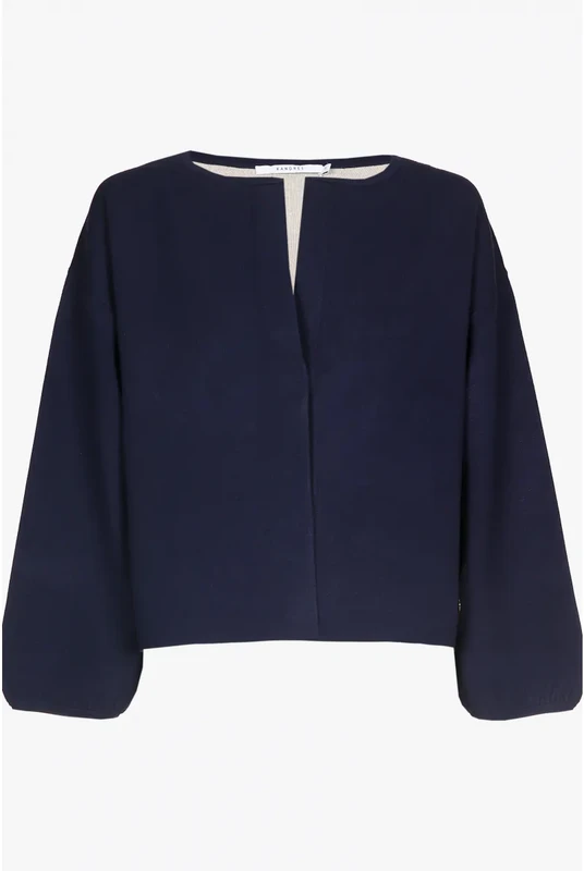Xandres Gilet blauw