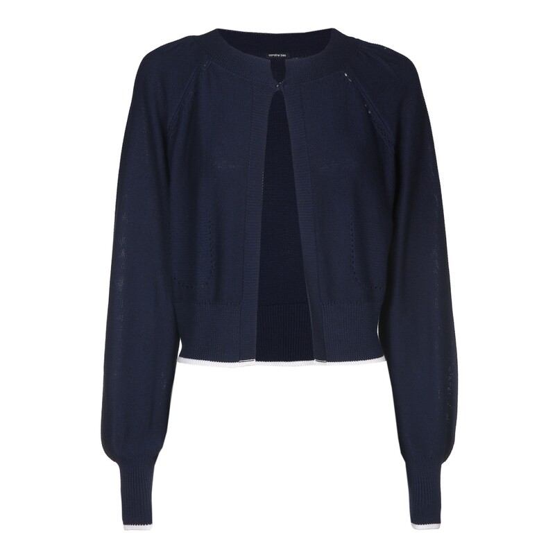 Caroline biss gilet donkerblauw