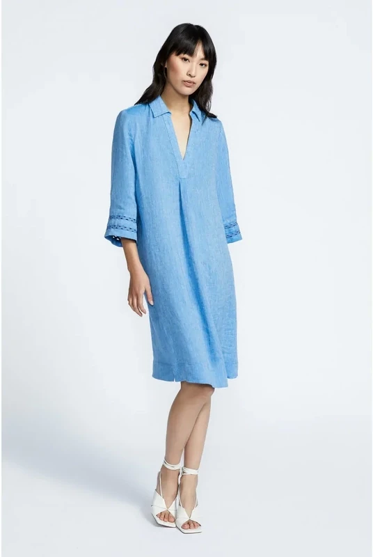 Xandres kleed blauw Xandres kleed blauw