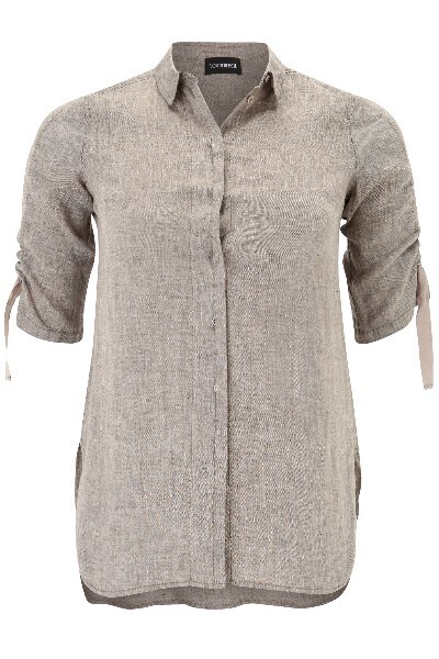Dorisstreich chemisier beige