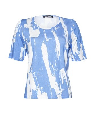 Golléhaug t-shirt blauw wit
