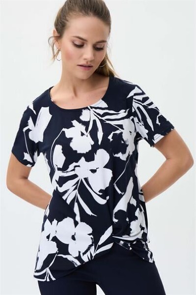 Joseph Ribkoff tuniek blauw wit