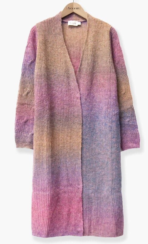 Accent gilet multicolor