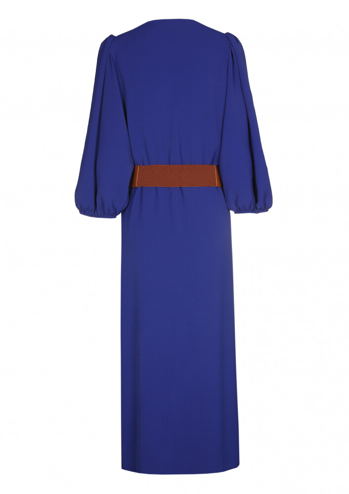 Caroline biss kleed blauw – Lady Samy – Kleding webshop voor dames