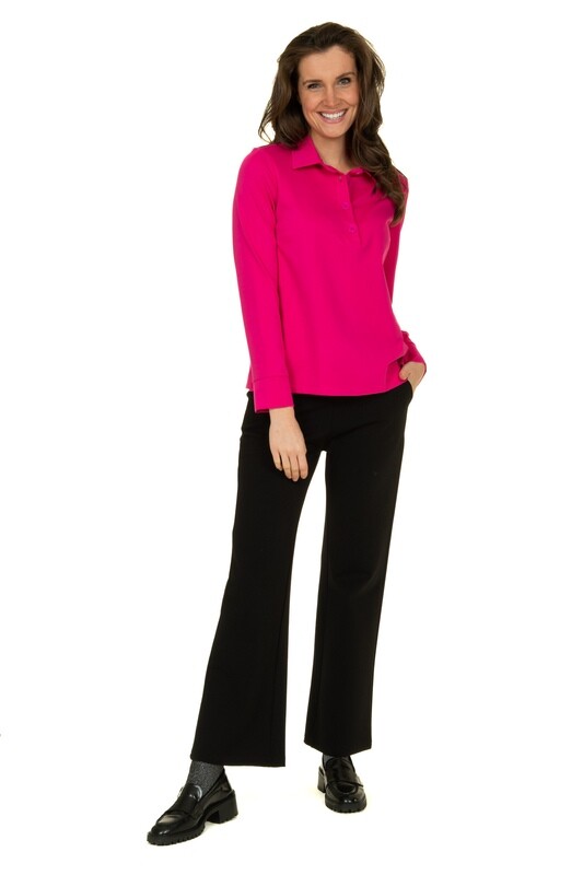 More than That polo fuhsia