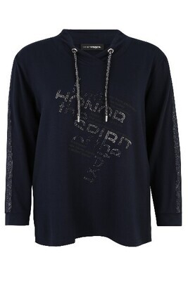 Dorisstreich t-shirt blauw