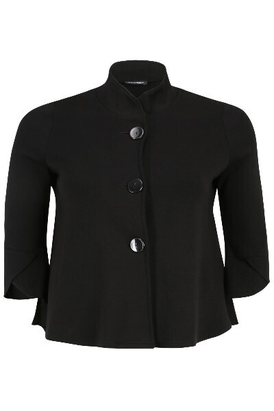 Dorisstreich gilet zwart