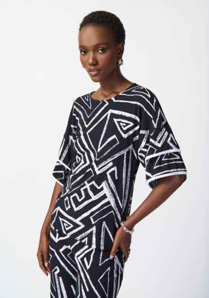 Joseph ribkoff tuniek blauw wit (241123/2229)