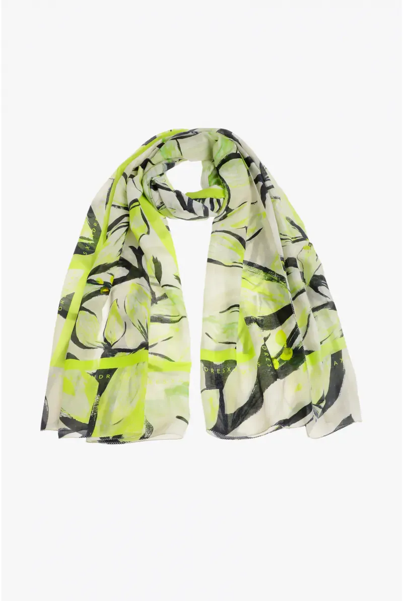 Xandres sjaal SCARF_PAINTED_LEAF 61268-01-6590