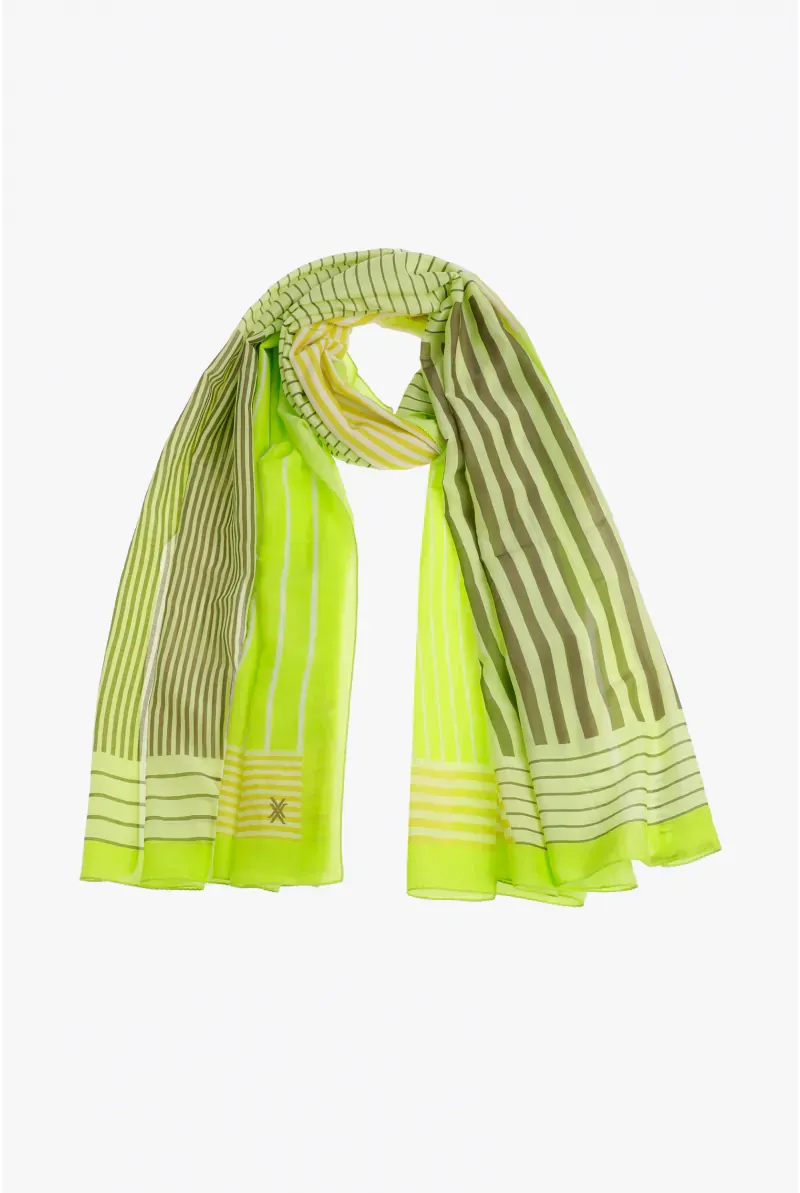 Xandres sjaal  SCARF_PRINT_STRIPE 61269-01-4550