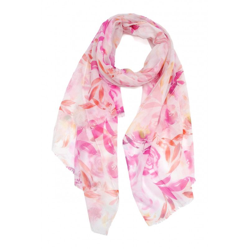 dodi sjaal rose gebloemd