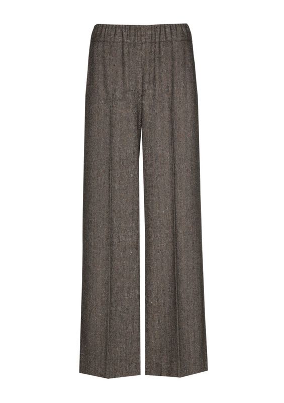 Caroline biss broek bruine visgraat 4509 30