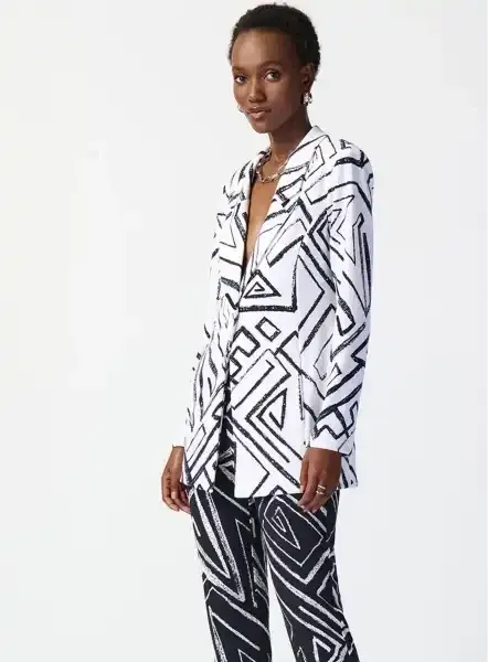 Joseph Ribkoff blazer wit blauw 241034 2366