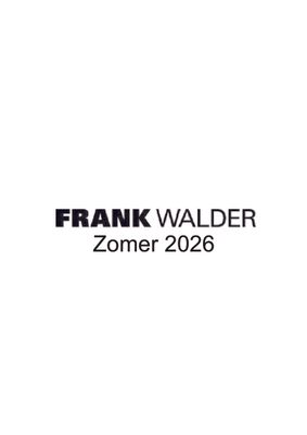 Frank Walder zomer 2026
