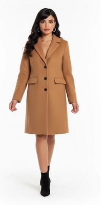Junge vest camel