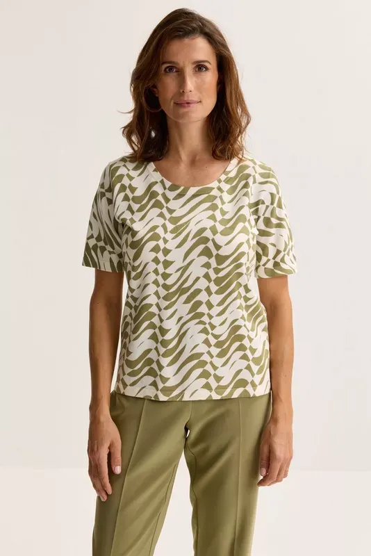 Mayerline pull kaki ecru alana 5600 252