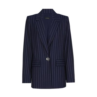 Caroline biss blazer blauw wit 1864 21