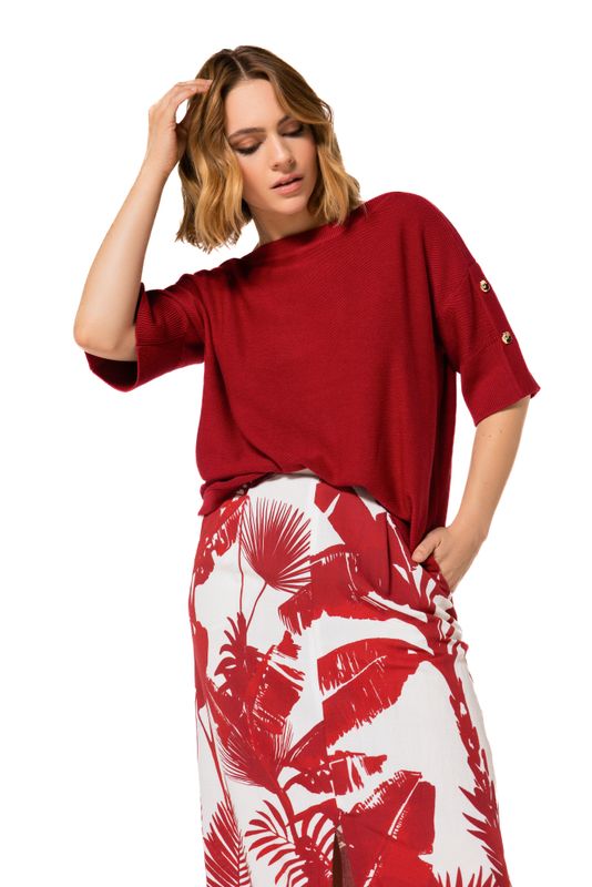 Caroline biss pull rood 1210 50