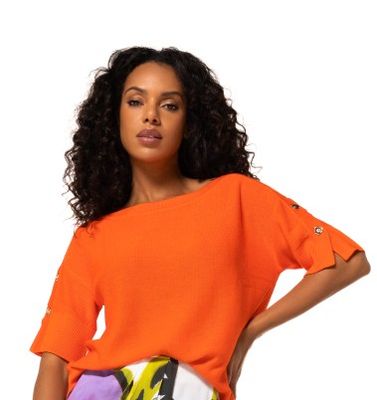 Caroline biss pull oranje 1210 54