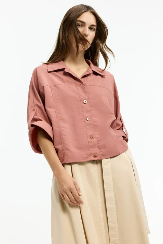 Xandres chemisier zalm HIBIS 14528-01-0810