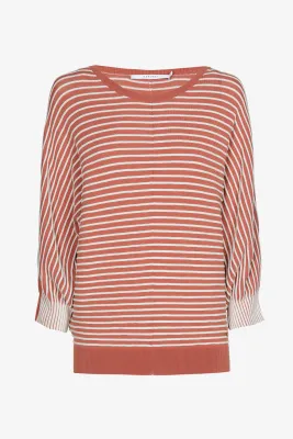xandres pull gestreept zalm ecru GABONI 29026-03-1845