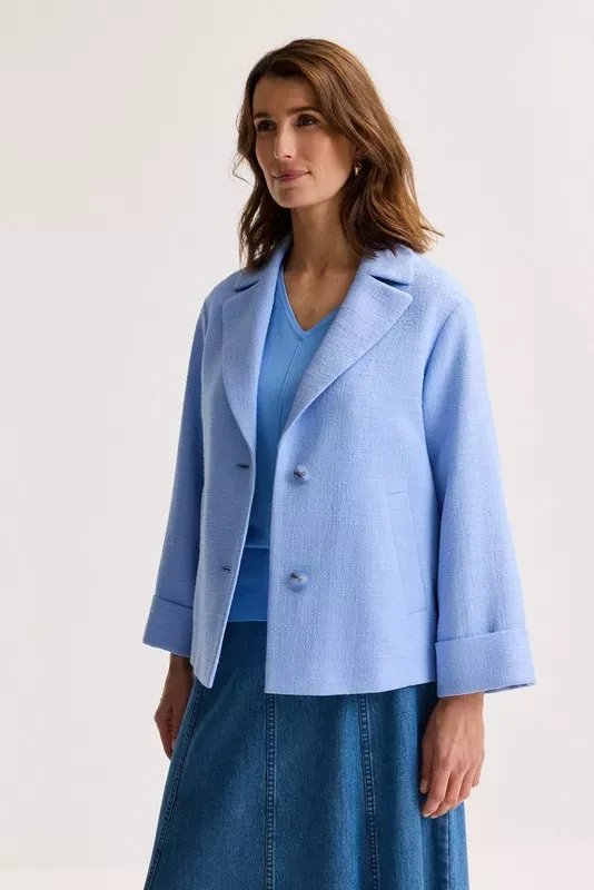 Mayerline blazer blauw omegas 5501 115