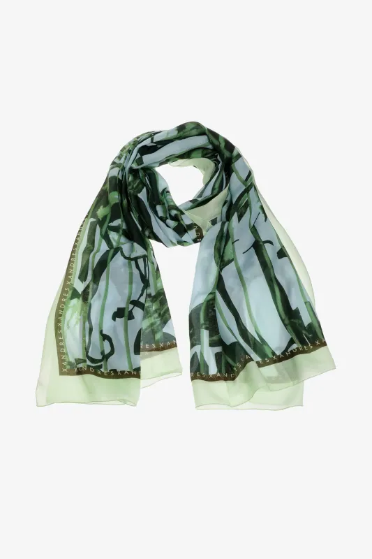 Xandres sjaal SCARF_PLISSE_LILLY 61550-01-5550
