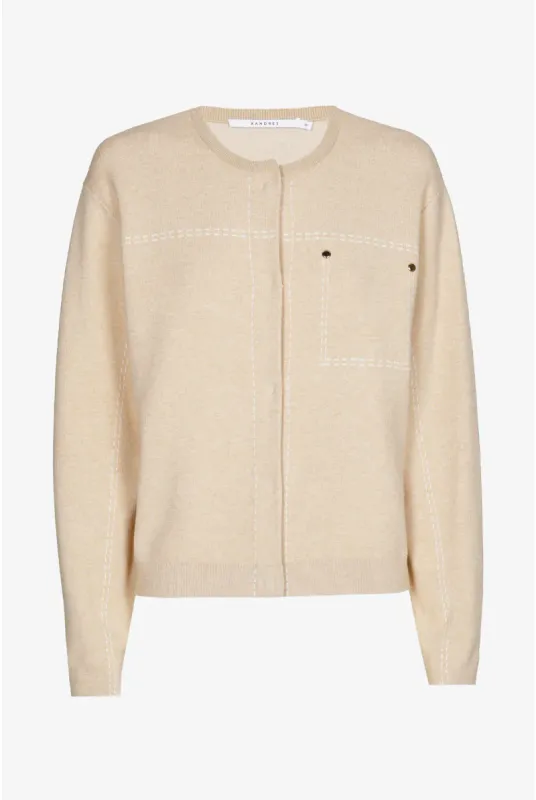 Xandres gilet beige ALANIA 29470-01-0426