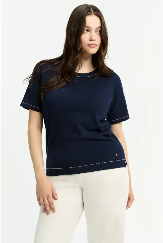 Xandres pull blauw X-ARISSANA 29514-01-8806