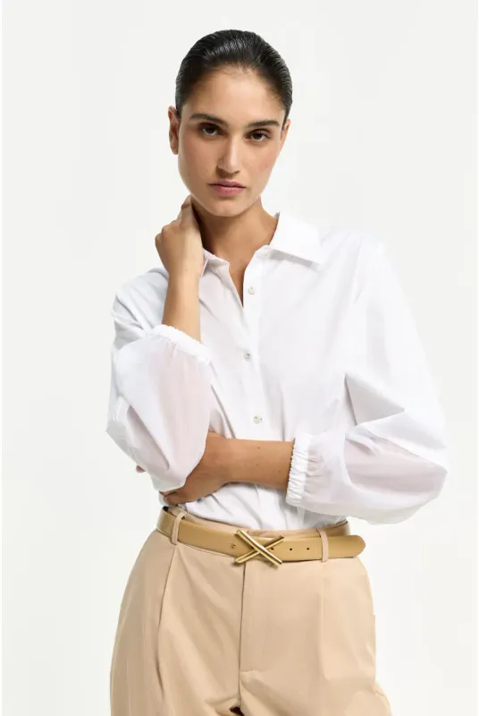 Xandres chemisier wit HYRAN 14517-01-0160