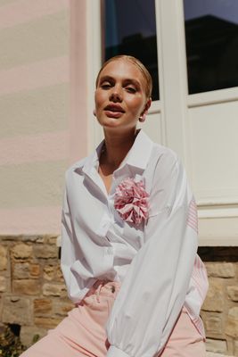 More than that chemisier brigitte rose