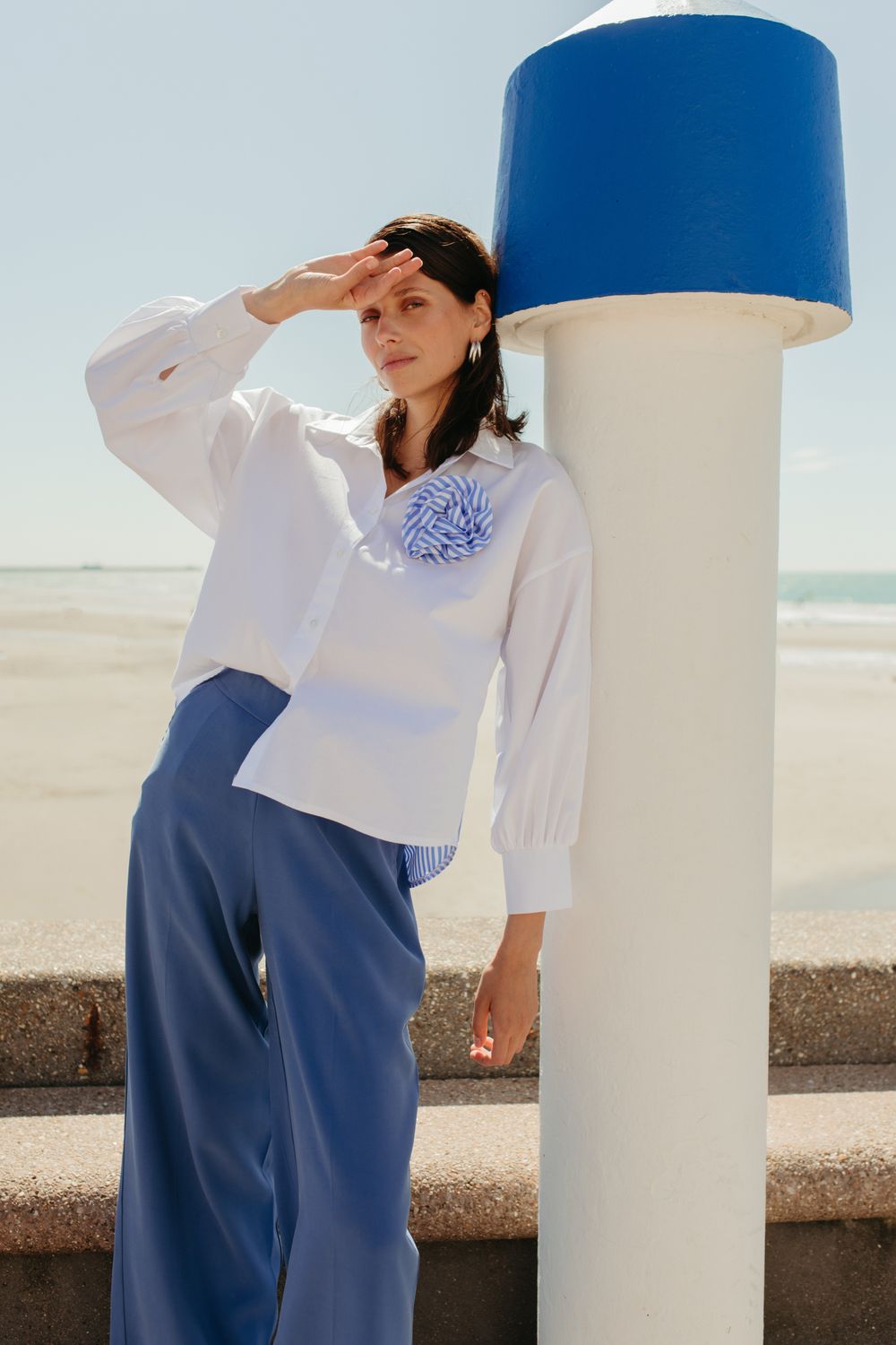 More than That chemisier brigitte blue