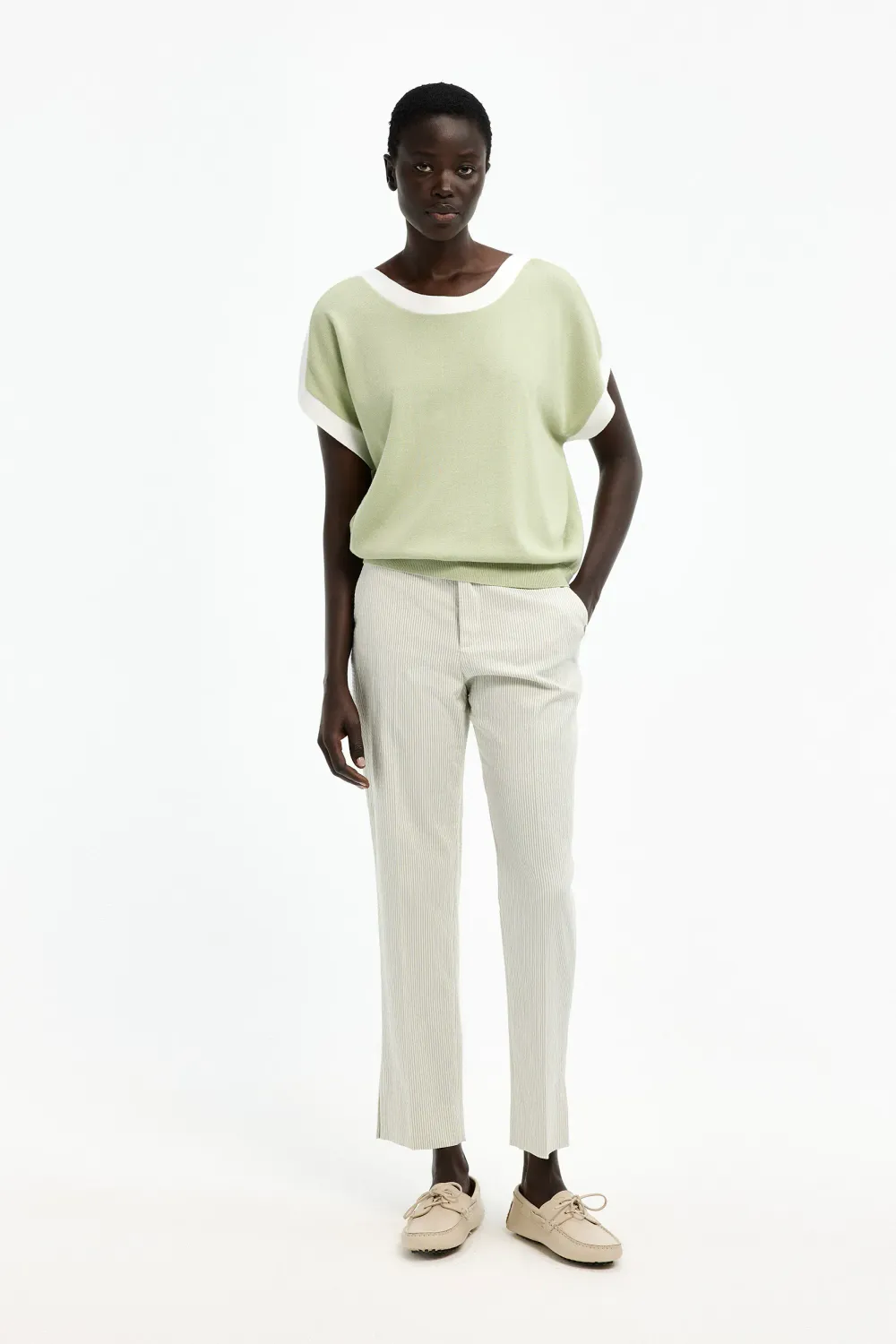 Xandres pull groen AMADINE 29303-02-0916
