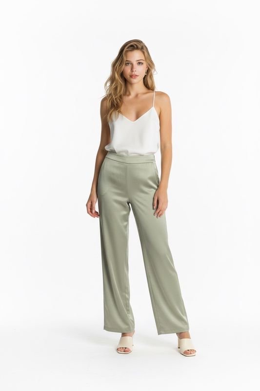 Marie Mero broek licht kaki 365 TR48 142