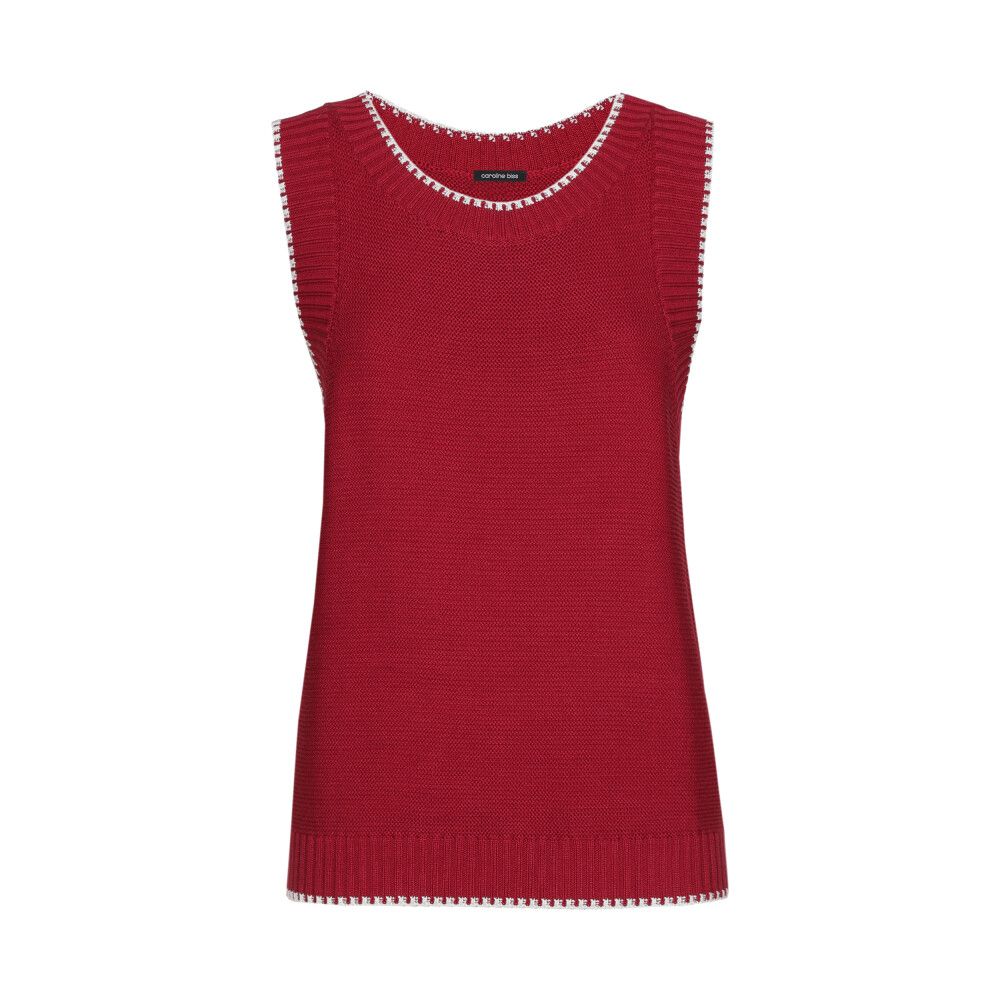caroline biss pull bordeau 1226 50