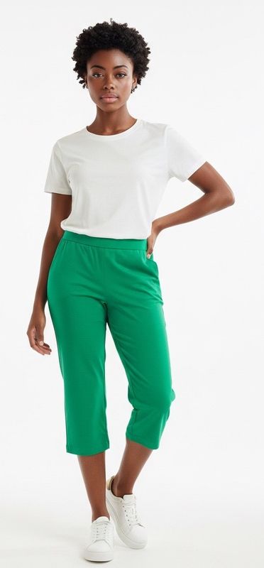 Adelina 7/8 broek groen 979849 41