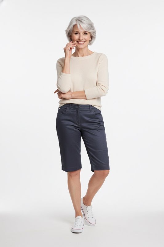 Adelina short bermuda blauw 979839 22