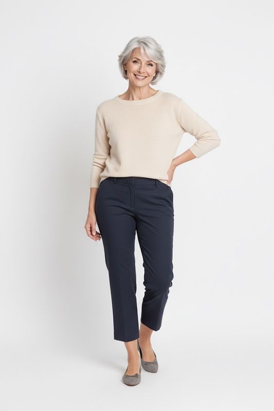 Adelina 7/8 broek blauw 979849 22