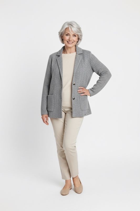 Golléhaug gilet grijs