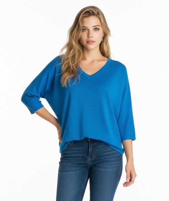 Xandres pull blauw romolla 29528 01 0525 Xandres pull blauw romolla 29528 01 0525