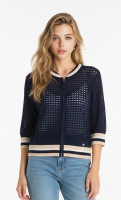 Marie Mero gilet blauw 262 CA52 nav Marie Mero gilet blauw 262 CA52 nav