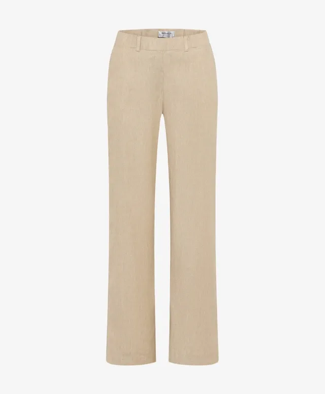 Brax raphaela broek beige 10 2000 56 pam flared
