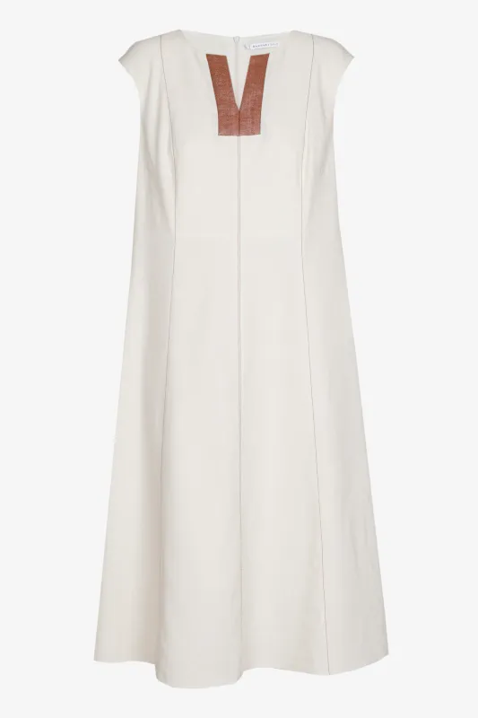 Xandres kleed ecru X-KYOMI 82058-01-1841