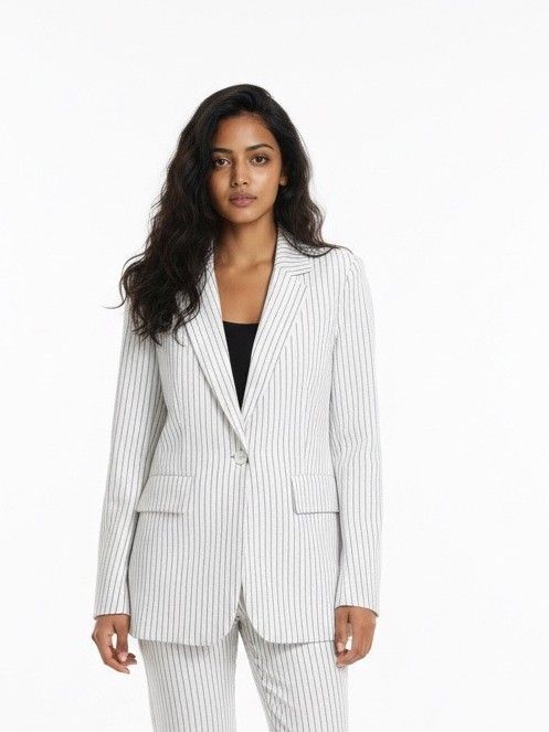 Mayerline blazer wit zwart wit daisy 5030 300