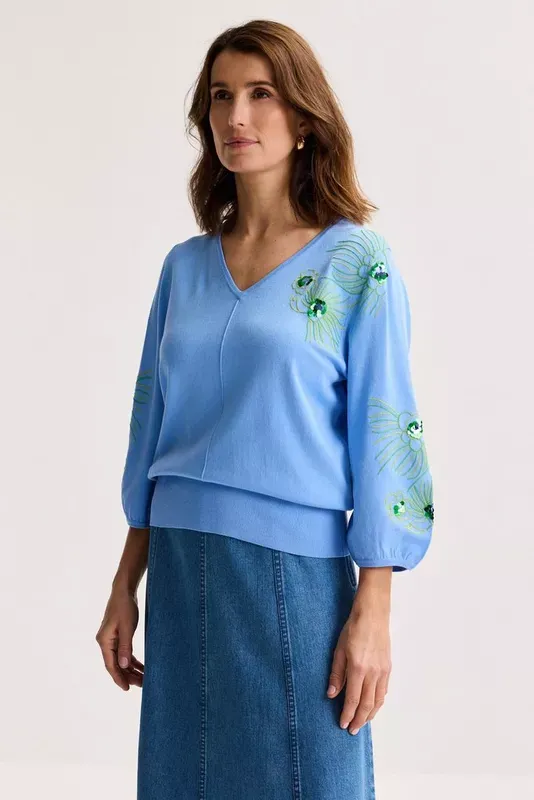 Mayerline pull blauw arizona 5662 531