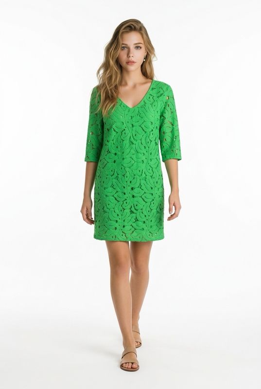 betty barclay kleed groene kant 1818 1776 5270