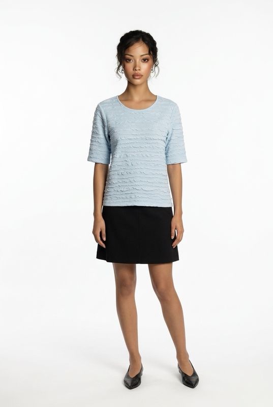Rabe t-shirt blauw 56 122302 6309