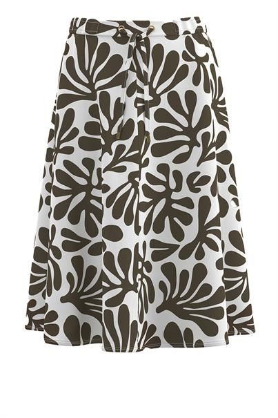 frank walder rok ecru kaki 602206 - 935/077