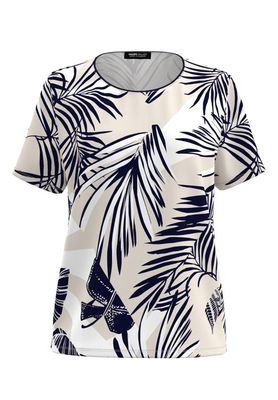 frank walder t-shirt beige blauw 716413 739 080 frank walder t-shirt beige blauw 716413 739 080